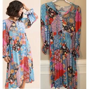 spell magnolia midi dress Rare spell designs magnolia midi dress lovebird XS
